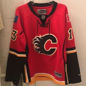 Woman’s Johnny Gaudreau authentic Reebok Jersey